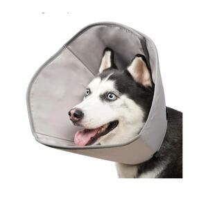 BARKLESS Dog Cone, Soft Cones for Large Dogs After Surgery to Stop Licking, Adju